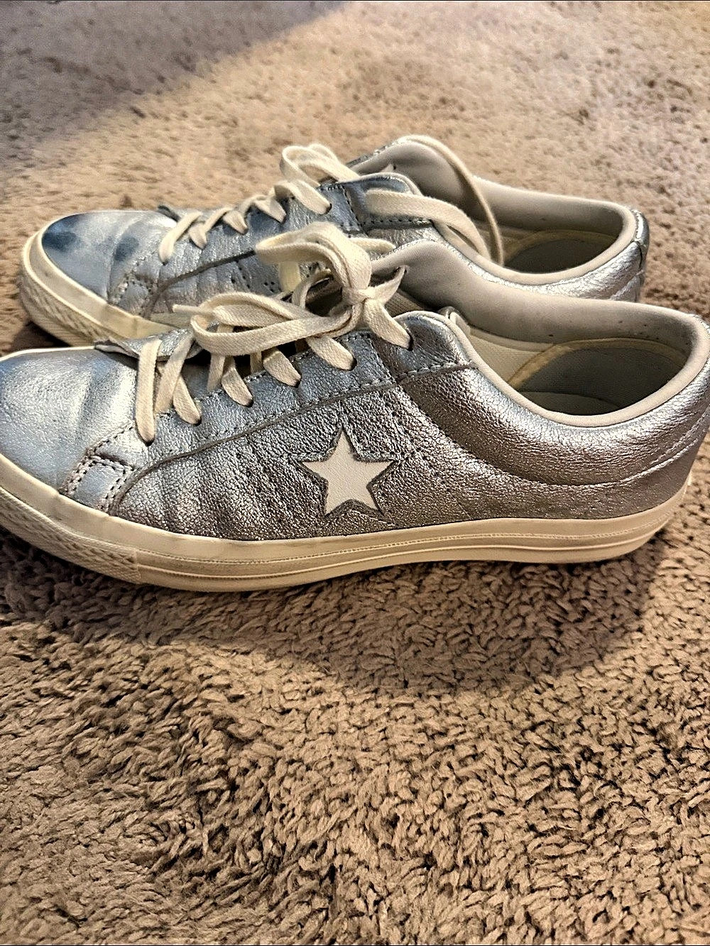 Converse One Star Ox Golf le Fleur 3M Sneakers Silver & White